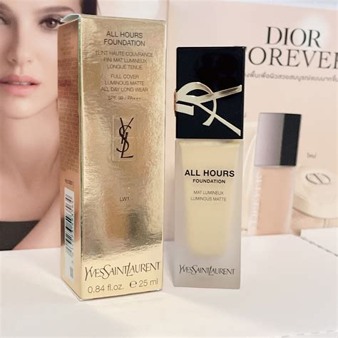 ysl foundation pantip|รีวิว รองพื้น YSL All Hours Foundation  .